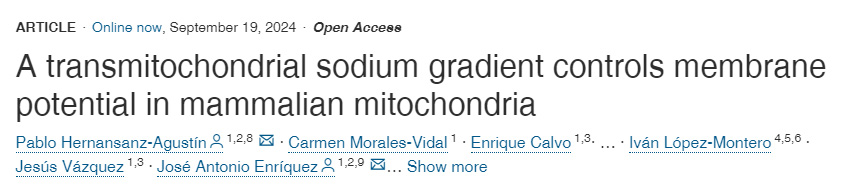 
線(xiàn)粒體鈉梯度控制哺乳動(dòng)物線(xiàn)粒體膜電位