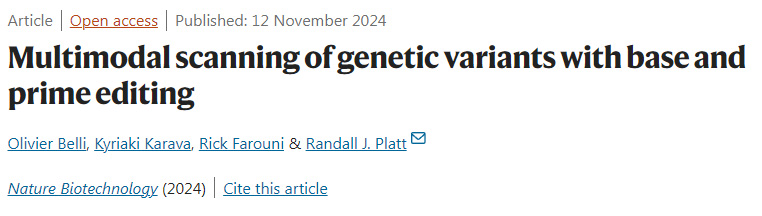 利用堿基和素數(shù)編輯對遺傳變異進行多模態(tài)掃描