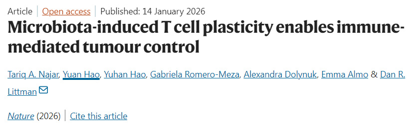 PARP抑制通過轉(zhuǎn)錄與代謝重編程促進(jìn)CD8+中央記憶性T細(xì)胞擴(kuò)增
