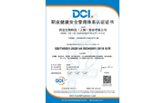 ISO45001職業(yè)健康安全管理體系認(rèn)證證書(shū)