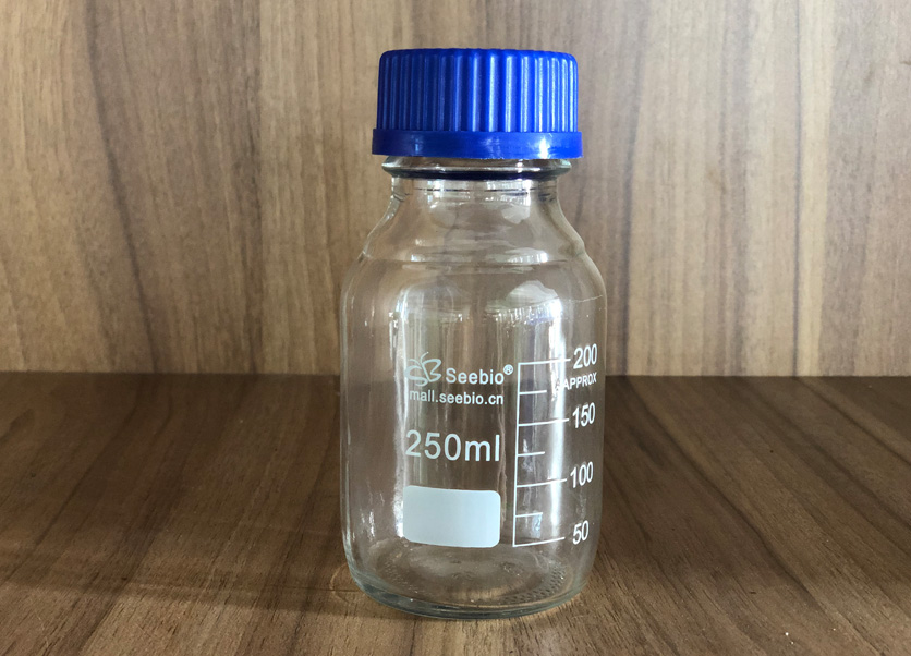 藍(lán)蓋試劑瓶，透明，250ml