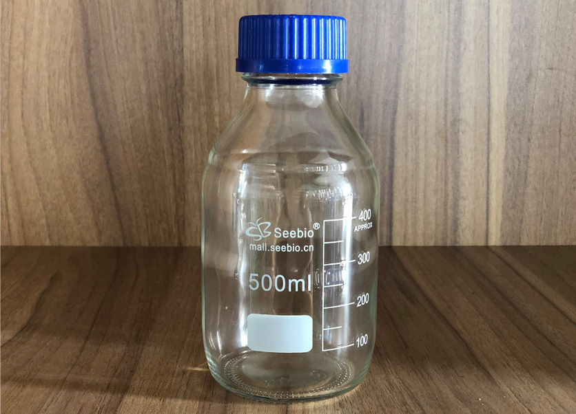 藍(lán)蓋試劑瓶，透明，500ml